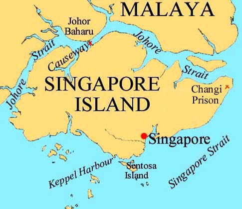 Map of Singapore